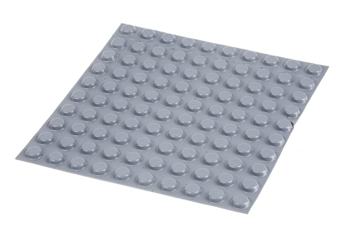 RS PRO Cylindrical PUR Self Adhesive Feet, 12.7mm diameter x 3.5mm height
