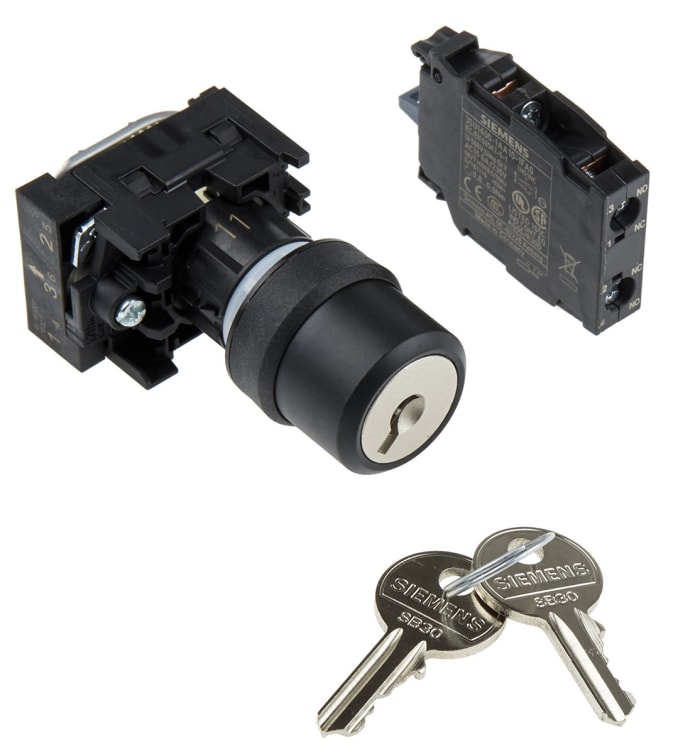 Siemens Key Switch, SPDT 2-Way