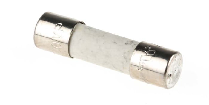 Fusible de cartucho cerámico Wickmann, serie 477, 400 V dc, 500V ac, 500mA, 5 x 20mm, acción retardada