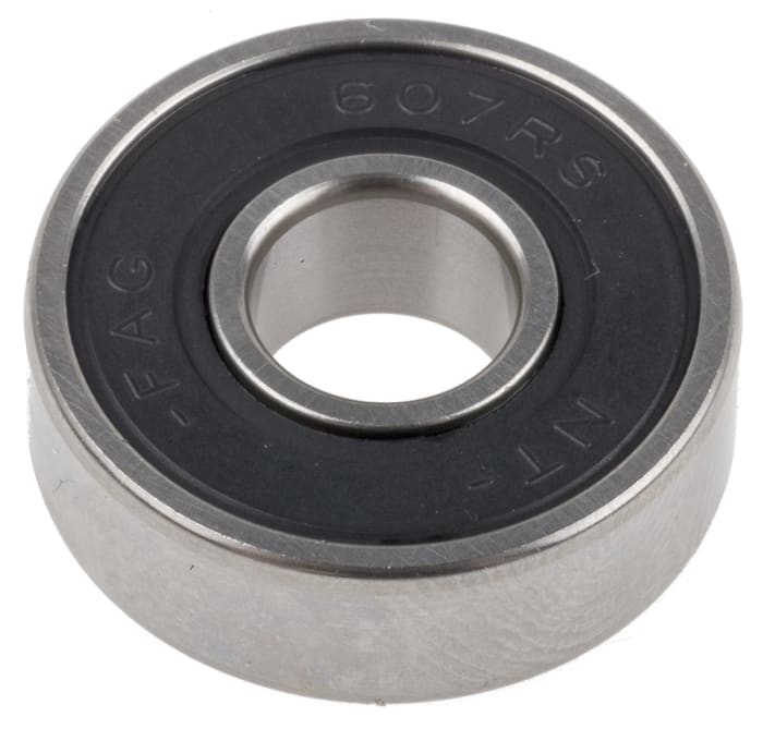 607-2RS FAG | FAG 607-2RS 1 Row Ball Bearing - 7 mm ID, 19 mm OD | 174 ...