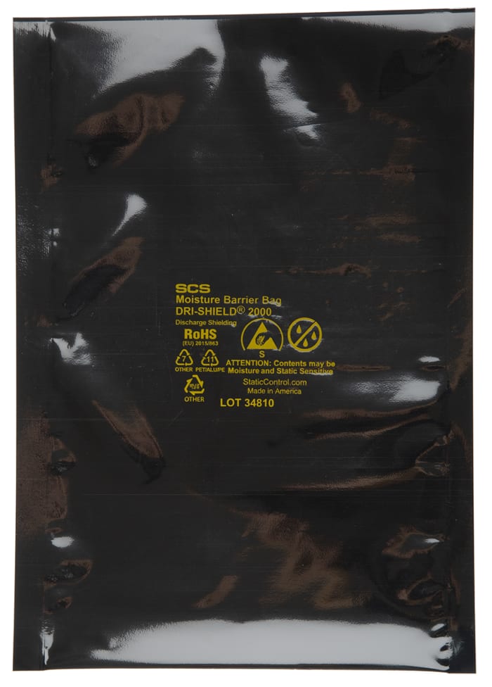 SCS Moisture Barrier Bag 152mm(W)x 254mm(L)