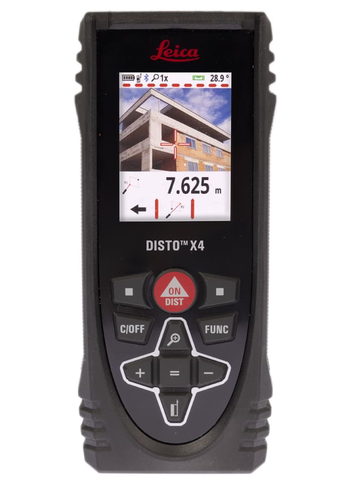 Leica X4 Laser Measure, 0.05 → 150m Range, ±1 mm Accuracy