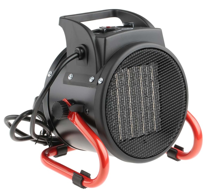 Floor heater fan top