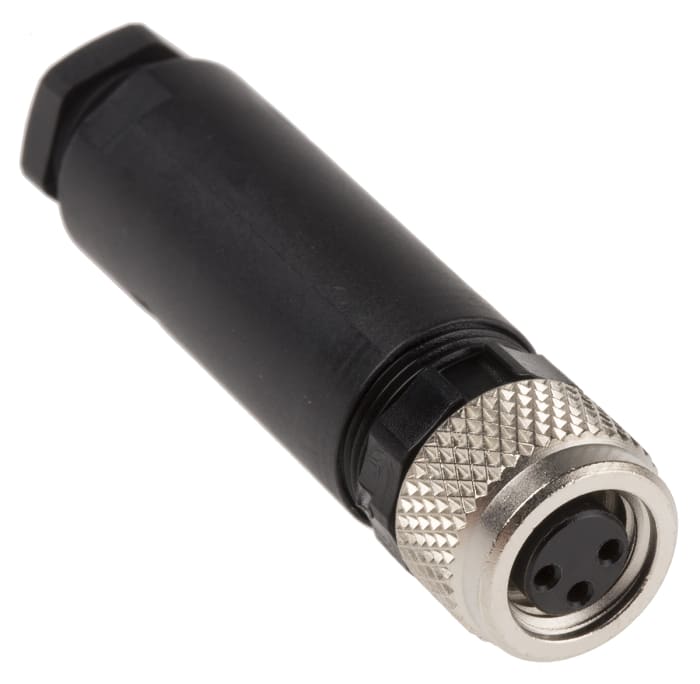 Alpha Wire Connector, 3 Contacts, Cable Mount, M8 Connector, Socket, Female, IP67, Alpha Connect Series