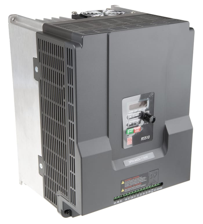 Variateur de fréquence RS PRO, 11 kW 380 → 480 V c.a. 3 phases, 26.4 A, 599Hz