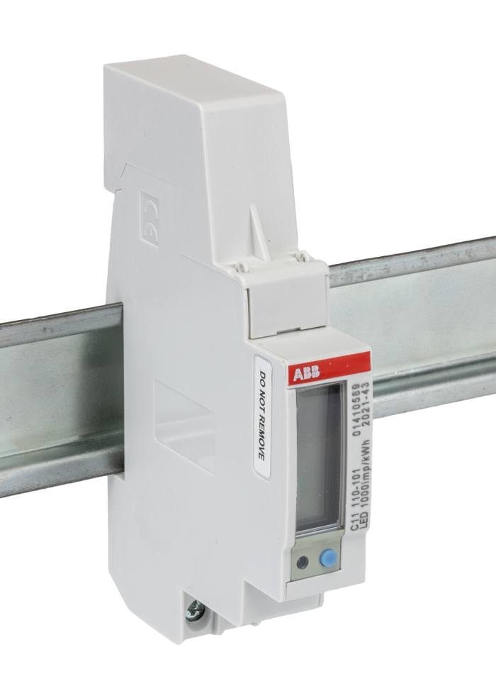 ABB 1 Phase LCD Energy Meter, Type Electronic