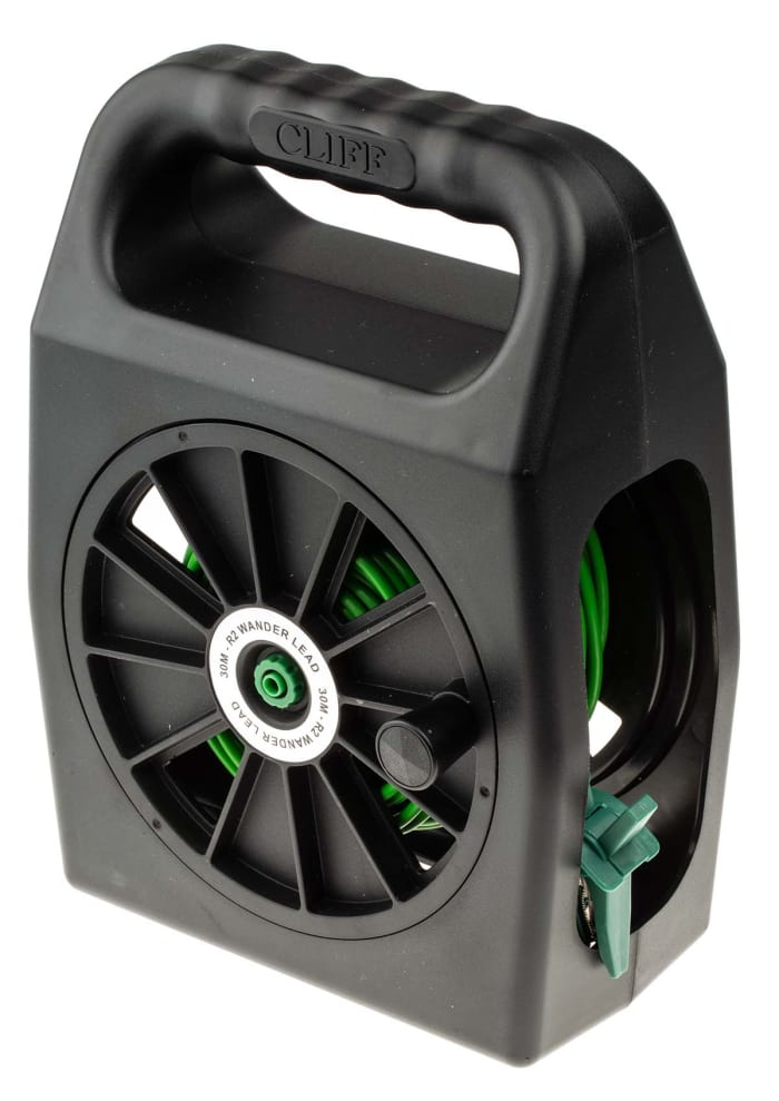 RS PRO RS PRO Green Test Lead Extension Reel, 30m Cable Length, CAT