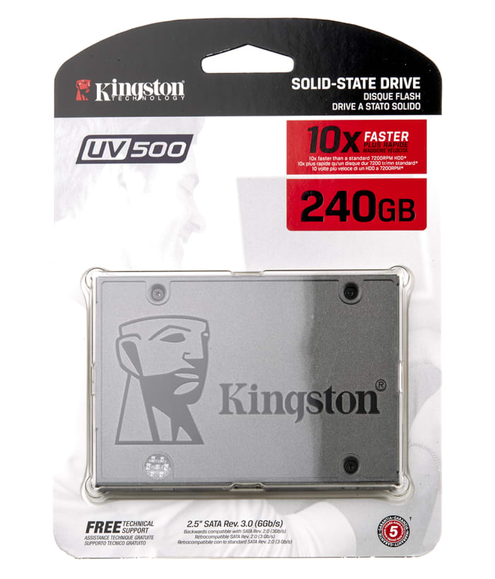 Kingston UV500 2.5 in 240 GB Internal SSD Drive