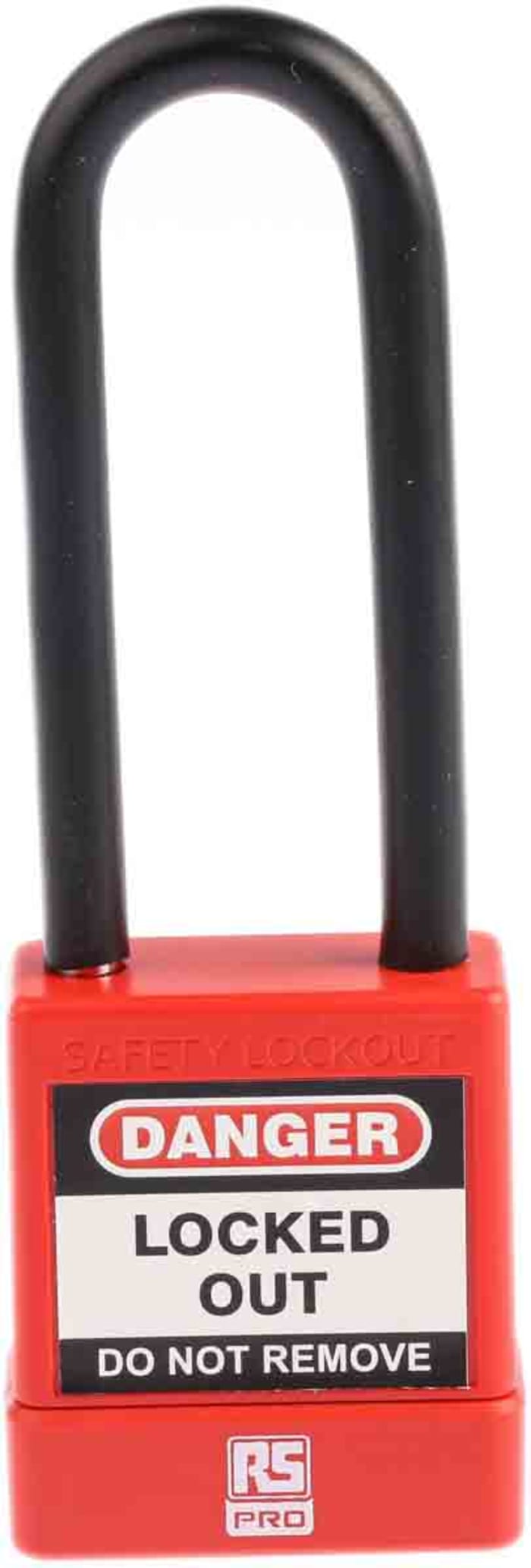 RS PRO Red 1-Lock ABS, Steel, PVC Safety Lockout Padlocks, 6mm Shackle, 46mm Attachment