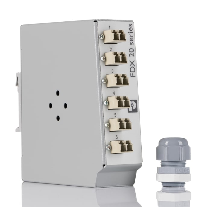 1019710 Phoenix Contact | Phoenix Contact 6 Port LC, Duplex Fibre Optic ...