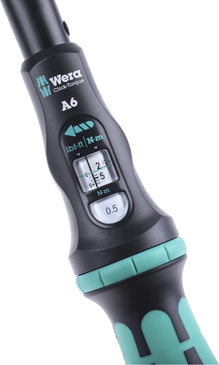 75605 Wera Wera Click Torque A 6 Click Torque Wrench 2.5
