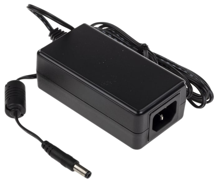 Adaptador AC/DC RS PRO 80 → 264V ac, 15V dc, 1 salida, 2A, 30W, IEC de 3 pines