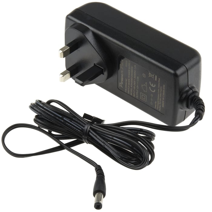 Adaptér AC/DC, výstup: 12V dc, počet výstupů: 1 AC/DC adaptér 3A 36W, Typ G Regulované