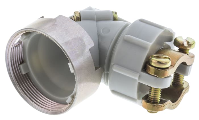 Souriau Sunbank by Eaton, 840Size 2 Angled, Straight Circular Connector Backshell, For Use With 840 Series