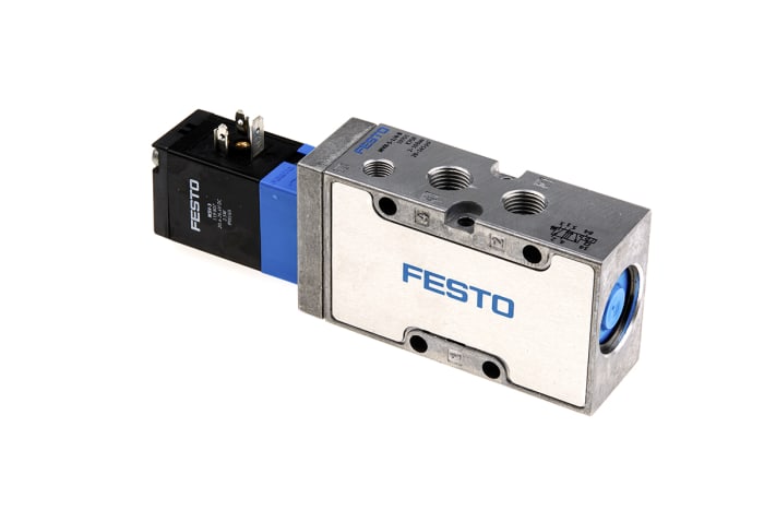 Festo 5/2 Solenoid Pilot Valve - Electrical G 1/4 MVH Series 24V dc, 19701
