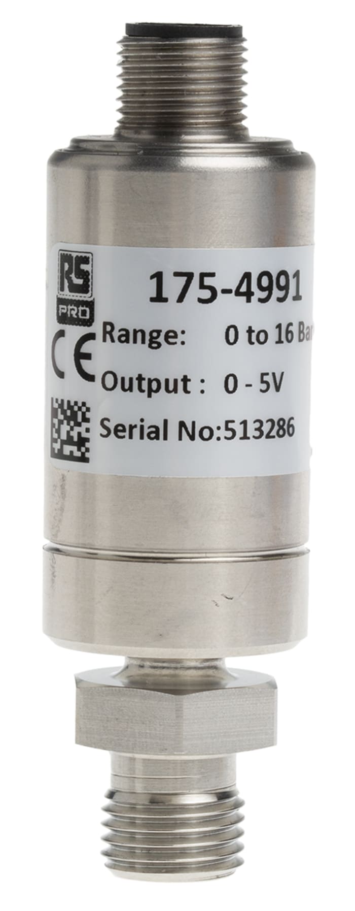 Capteur de pression RS PRO, Relative, 16bar, G1/4