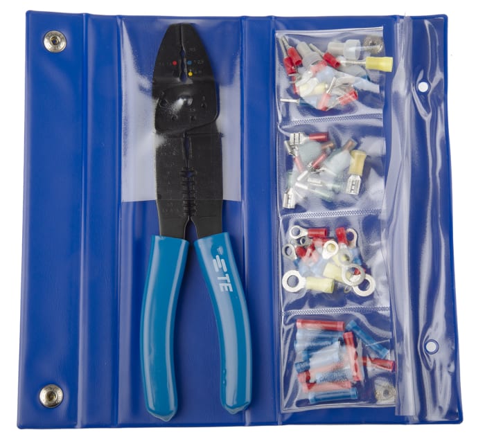 Bornier isolé TE Connectivity, Réparation, avec Prolongateur, manchon d'extrémité, raccord mixte, broche, clip isolé,