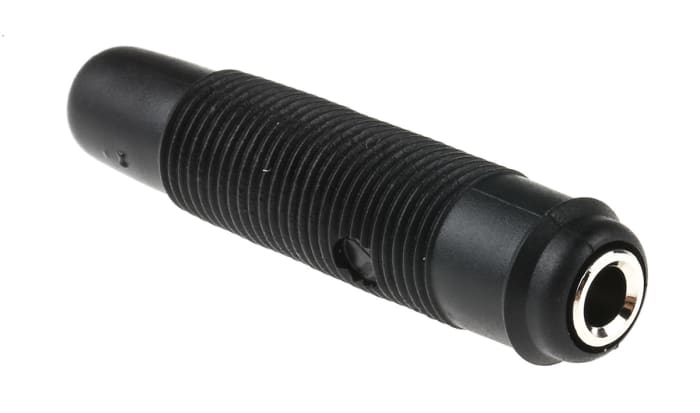 Hirschmann Test & Measurement Black Female Banana Socket, 4 mm Connector, Solder Termination, 16A, 60V dc, Nickel
