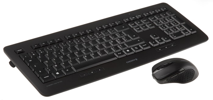 JD-0520FR-2 CHERRY | CHERRY Wireless Keyboard and Mouse Set, AZERTY  (France), Black | 175-9895 | RS Components