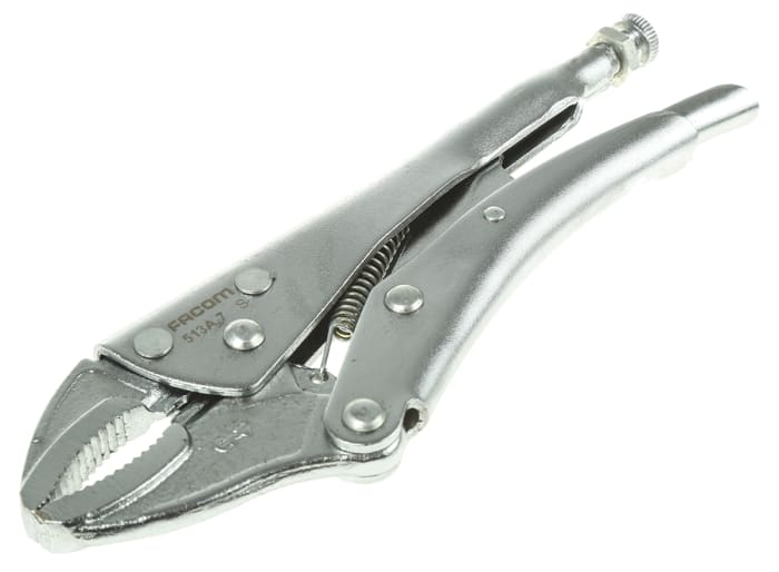 Facom Locking Pliers, 190 mm Overall