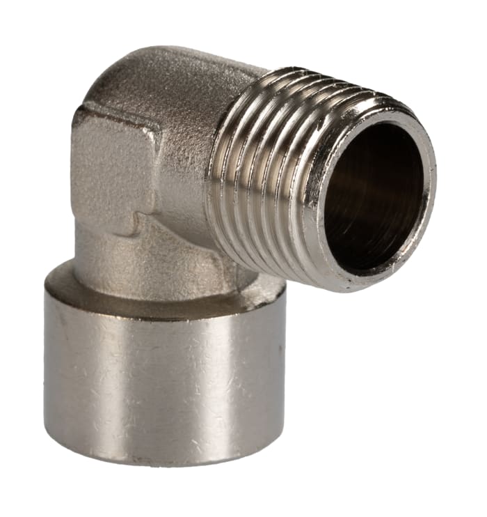RS PRO | RS PRO Fitting, 90° Threaded Threaded Fitting, Male 1/2 in to ...