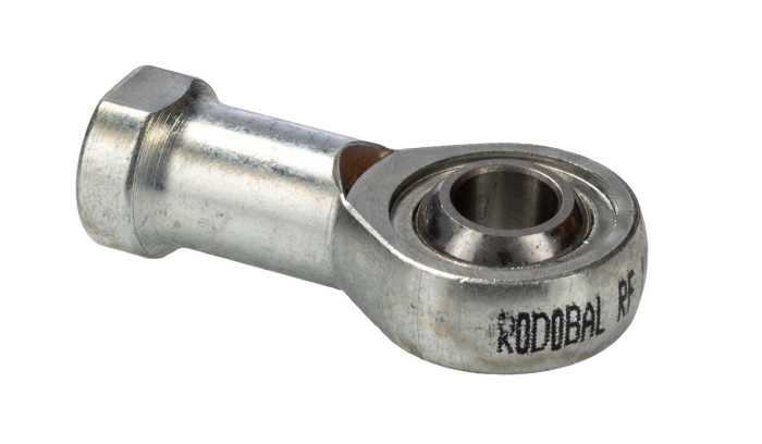 RS PRO | RS PRO M10 x 1.25 Female Steel Rod End, 10 mm Bore Metric ...