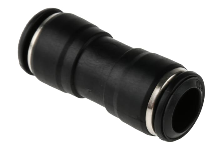 RS PRO Push-in Fitting, Push In 10 mm to Push In 10 mm, Tube-to-Tube Connection Style