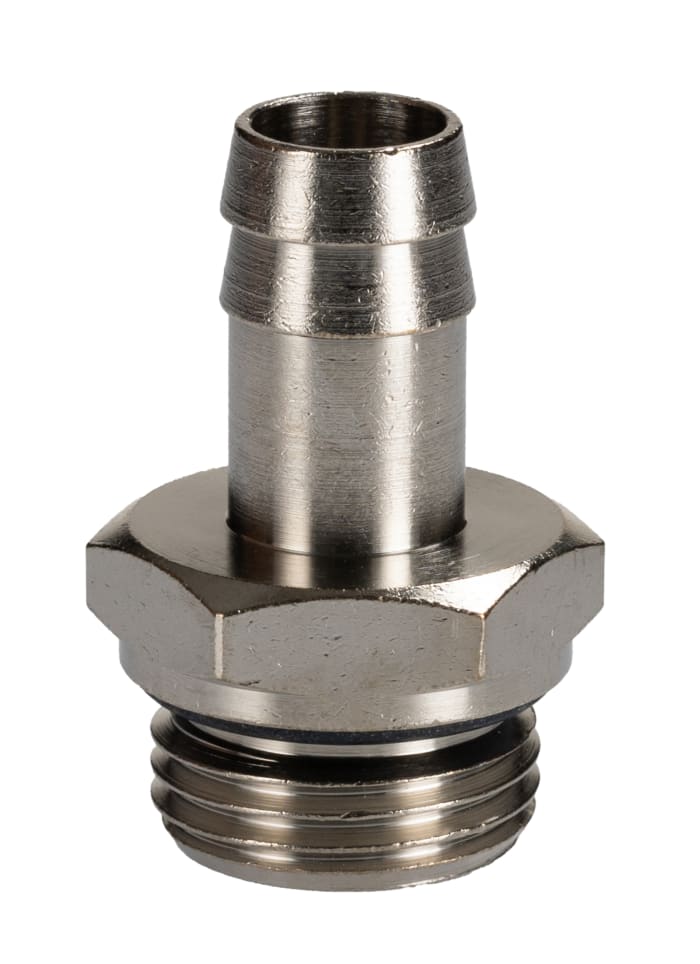 RS PRO Hose Connector Hose Tail Adaptor, BSPP 1/2in 13mm ID, 5 MPa, 50 bar