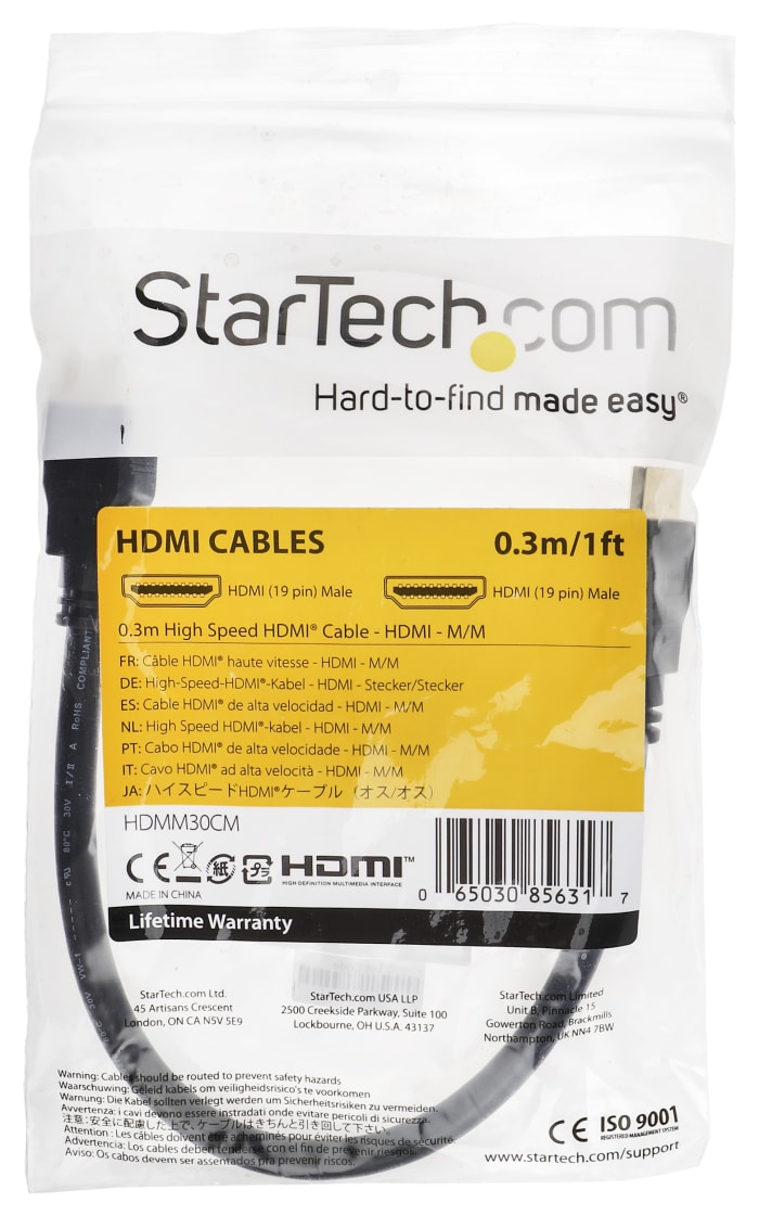 Cable HDMI de alta velocidad 0.3m