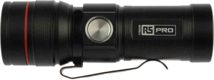 Lampe torche RS PRO LED Rechargeable, 6 000 lm, IP67