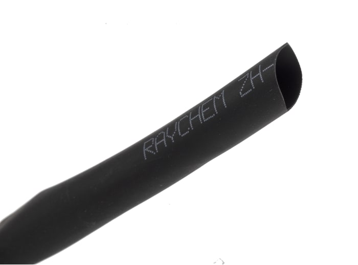 TE Connectivity, Siyah Kablo Kılıfı, 4 (After Recovery) mm, 8 (Supplied) mm Bakır