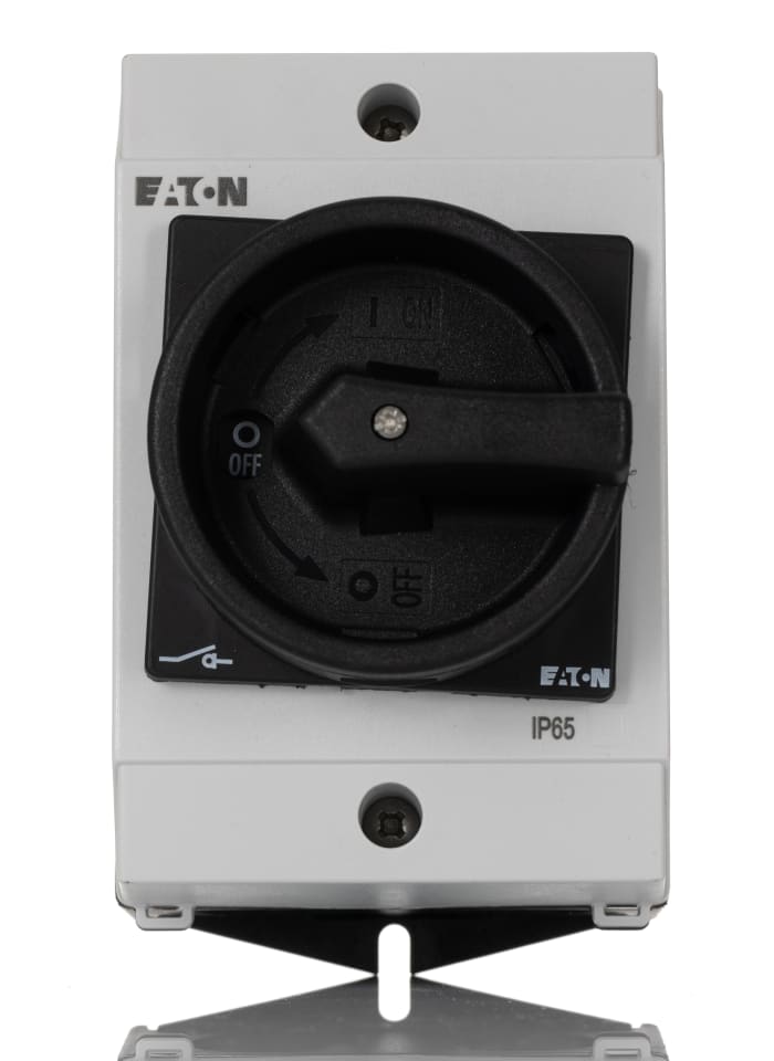 Eaton 3P+N Pole Surface Mount Isolator Switch - 20A Maximum Current, 5.5kW Power Rating, IP65