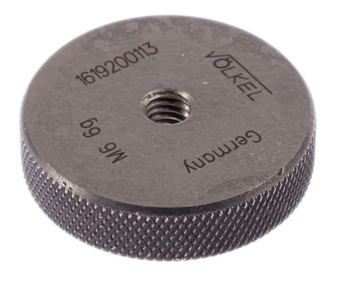 Volkel M6 x 1 Ring Thread Gauge Ring Gauge 1.0mm Pitch Diameter