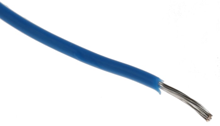 Alpha Wire Hook-up Wire TEFLON Series Blue 0.14 mm² Hook Up Wire, 26 AWG, 7/0.16 mm, 30m, PTFE Insulation, 5853 BL005