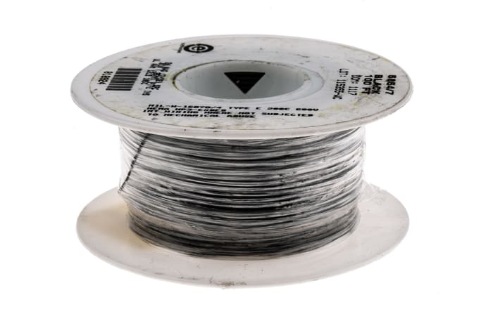 Wire 24AWG 600V UL1213 Black 30m