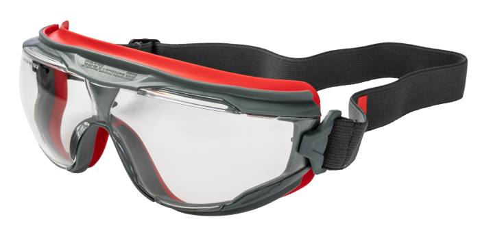 Lunettes-masque de protection 3M GoggleGear™ 500, Incolore anti-buée, anti-rayures, Protection UV