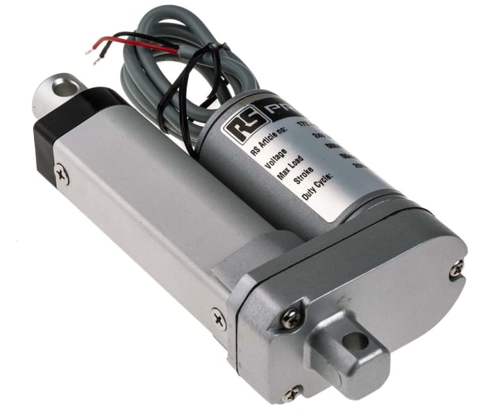 RS PRO RS PRO Micro Linear Actuator, 50mm, 24V dc, 500N, 14.6mm/s