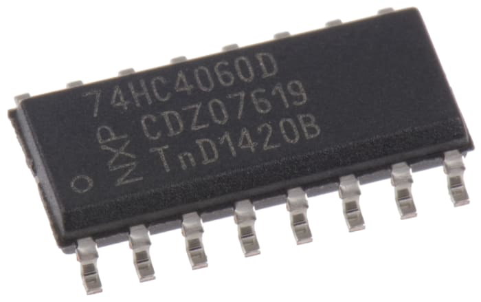 Nexperia 74HC4060D,652 14-stage Surface Mount Binary Counter HC, 16-Pin SOIC