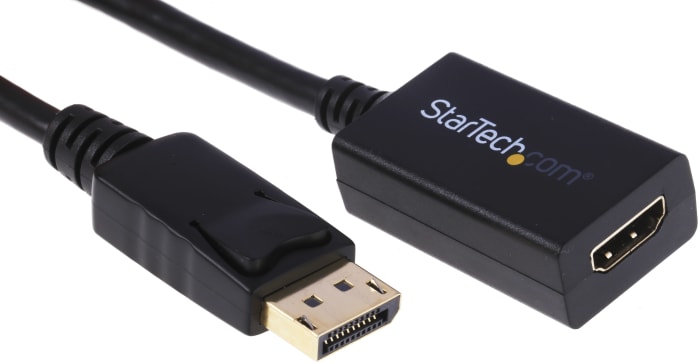 StarTech.com DisplayPort to HDMI Adapter, 210mm Length - 1920 x 1200 Maximum Resolution