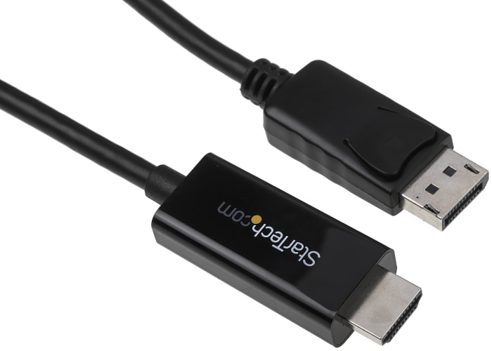 StarTech.com DisplayPort to HDMI Adapter, 2m Length - 3840 x 2160 Maximum Resolution