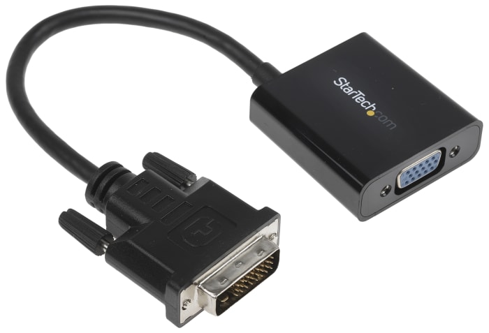 StarTech.com DVI-D to VGA Adapter, 190mm Length - 1920 x 1200 Maximum Resolution