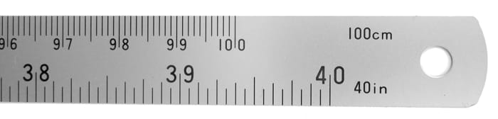 182-309 Mitutoyo | Mitutoyo 1m Steel Imperial, Metric Ruler, With UKAS ...