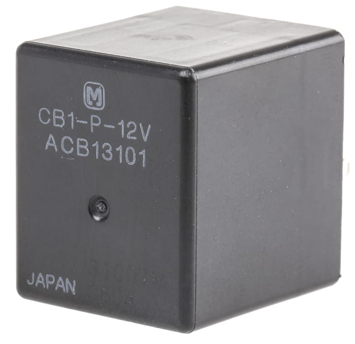 Panasonic PCB Mount Automotive Relay, 12V dc Coil, 40A Switching Current, SPDT