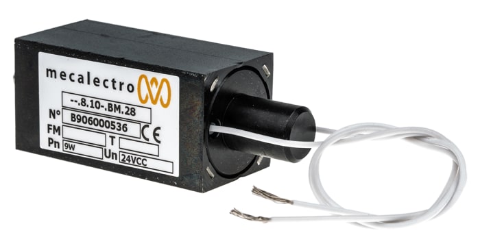 Mecalectro Solenoid Interlock Switch, Power to Unlock, 24V dc