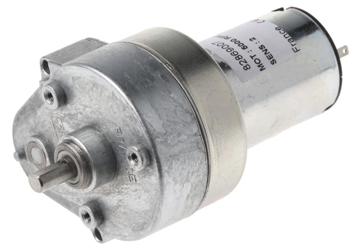 Stejnosměrný převodový motor 12 V DC Komutátorový s převodem 27 ot/min 3 W