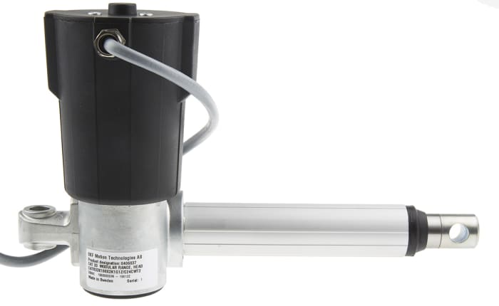 Ewellix Makers in Motion Micro Linear Actuator, 100mm, 24V dc, 3000N, 65mm/s