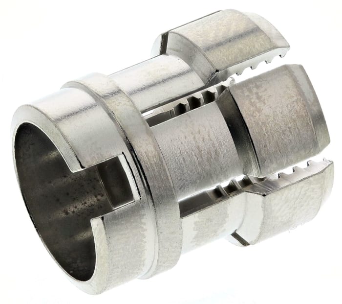 LEMO 2B Silver Brass Cable Grommet for 8.3 → 9.2mm Cable Dia. FGG.2B.792.DN