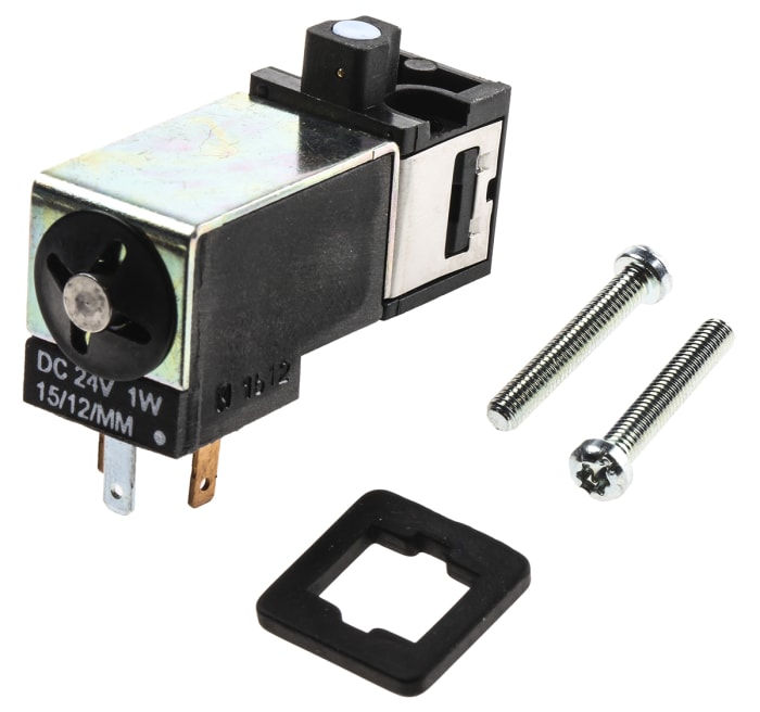 Crouzet 3/2 Pneumatic Solenoid Valve - 81 Series 24V dc