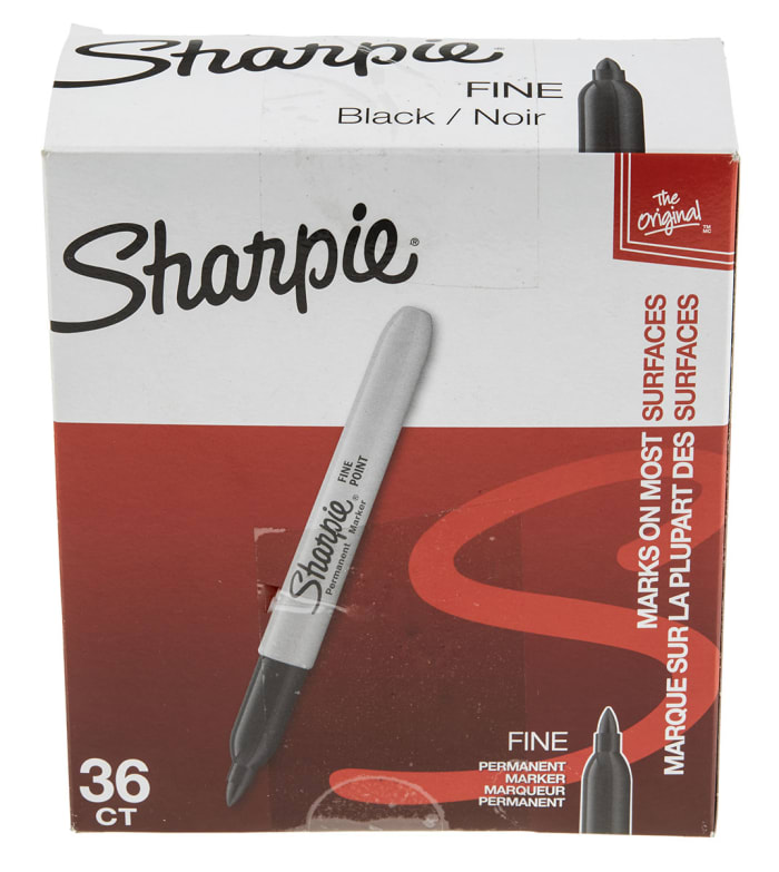 Fine black permanent marker pens hotsell