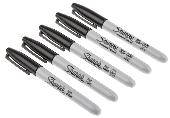 Sharpie black marker pens hotsell
